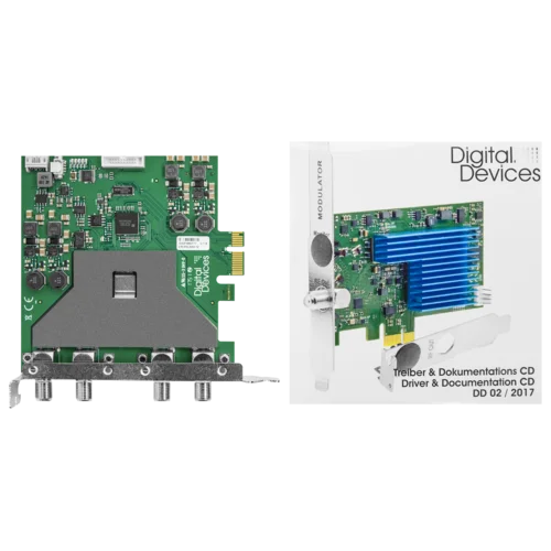 Карта 8-тюнерного приемника DVB-S2X PCIe MaxSX8 Basic Карта 8-тюнерного приемника DVB-S2X PCIe MaxSX8 Basic